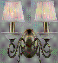 Бра на 2 лампы Sfera Sveta B85920/2WA FGD+WH