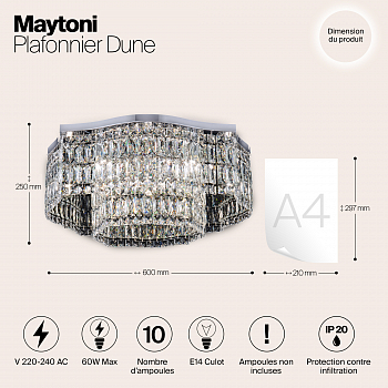 Светильник потолочная Maytoni DIA005CL-10CH