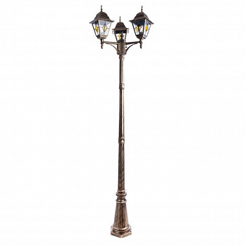 Уличный светильник на столбе ARTE LAMP A1017PA-3BN